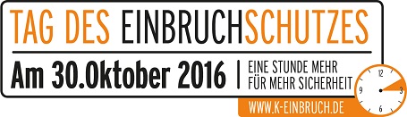 Logo Tag des Einbruchsschutzes 2016